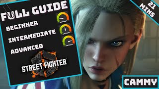 SF6 Cammy Guide  How to play Cammy in Street Fighter 6 Tutorial [upl. by Laehcimaj]