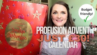 Profusion advent calendar 2024  budget beauty advent calendar at just £30 [upl. by Tserof]