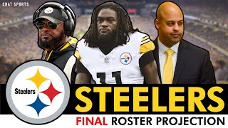 FINAL Pittsburgh Steelers 53Man Roster Projection After 2024 NFL Preseason Ft Brandon Aiyuk [upl. by Oballa]