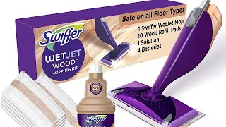 How To Use A Swiffer Wetjet Easy Tutorial [upl. by Legnaleugim]