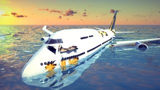 Realistic Fictional Airplane Crashes and Emergency Landings 16  Besiege [upl. by Mcfadden209]