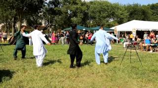 Afghan Arts and Culture Festival Washington DC 2013  Adam Khana Charsi  Attan [upl. by Htebazle]