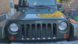 Jeep JK Wrangler Sahara  To remove stuck Door Hinges  Stock Liner  Lubrication [upl. by Moseley]