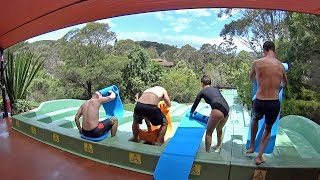 Surf Hill Water Slide at Jamberoo Action Park [upl. by Kauffmann]