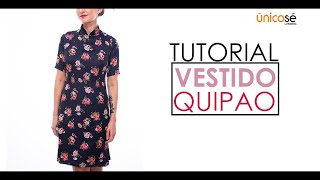 DIY COSTURA Molde  Patrón Vestido Quipao 1901 [upl. by Emia758]