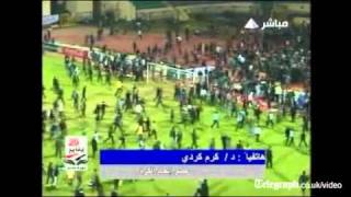 Egypt football violence leaves scores dead in Port Said [upl. by Tirrej808]