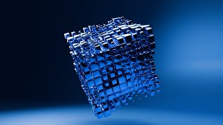 RENDERED CUBE  playing with geometry nodes in blender3d [upl. by Yawnoc]