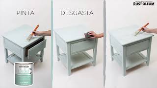 RUST OLEUM Renueva tus muebles con la pintura Chalked [upl. by Valentina]