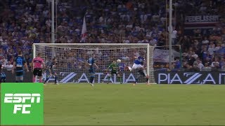 Sampdoria’s Fabio Quagliarella vies for goal of the year with backheel beauty  ESPN FC [upl. by Otrebireh]