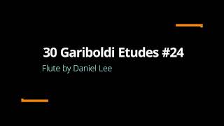 Study No 24 in Bb Major from 30 easy and progressive studies for flute by Gariboldi [upl. by Gamber]