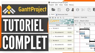 Comment Utiliser Gantt Project  Tutoriel Gantt Project 2024 [upl. by Thornburg194]