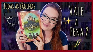 Harry Potter e a Pedra Filosofal ⚡ Ilustrado MinaLima todas as páginas quase um audiobook 😅 [upl. by Eloccin]