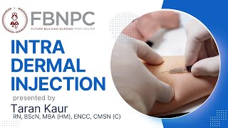 Intra Dermal Injection Technique and NCLEX Style Questions [upl. by Tama]