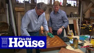 How to Stain and Finish Wood Furniture  This Old House [upl. by Nagel]