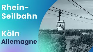 visite touristique en Allemagne  RheinSeilbahn  köln  Cologne [upl. by Demmahom230]