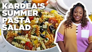 Kardea Browns Summer Pasta Salad  Delicious Miss Brown  Food Network [upl. by Senoj]