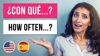 Learn Spanish quot¿Con quéquot  What you need to know I Spanish for Beginners [upl. by Marsland103]