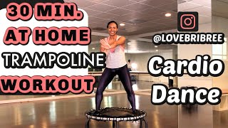 FUN 30 MIN Cardio Dance MINI TRAMPOLINEREBOUNDER WORKOUT  ATHOME WORKOUT  WITH BRI [upl. by Ardnazxela180]