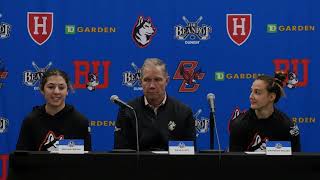 Press Conference  2024 Womens Beanpot Championship [upl. by Saffier]