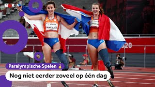 Acht nieuwe Nederlandse medailles op Paralympische Spelen 🏅 [upl. by Llednov]