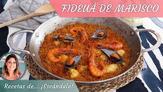 FIDEUÁ DE MARISCO y pescado ¡súper sabrosa [upl. by Kendy]