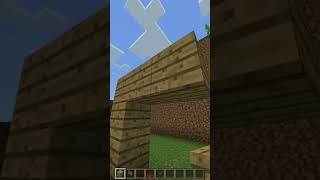 Invisible door trick in minecraft minecraft gaming minecraftbuilding minecrafttutorial viral [upl. by Hedges]