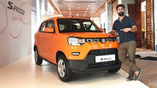 Maruti SPresso Walkaround  Price amp Details [upl. by Laemsi]