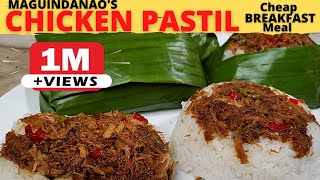 CHICKEN PASTIL  PATER  Maguinadaoan Recipe  Quick and Easy  Trending Viral STREETFOOD ng Quiapo [upl. by Arretal]