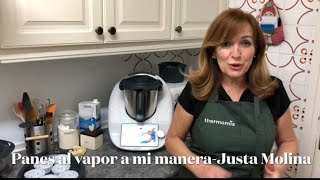 Panes al vapor Bao buns a mi manera con ThermomixReceta realizada por Justa Molina JustaMolina [upl. by Gnoh]