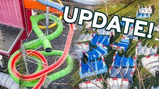 AquaMagis Plettenberg NEW SLIDES 2018  Construction Site Update [upl. by Derdlim284]