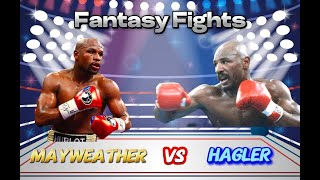 Fight Night Champion Fantasy Fights Mayweather vs Hagler [upl. by Olmsted]