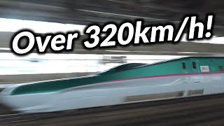 Japans Bullet Train Passing At 320kmh FULL SPEED Shinkansen [upl. by Kahlil568]