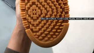 UNBOXING Nike Air Force 1 Low Luxe Pearl White  NIKE AF1 LUXE DB4109200 [upl. by Ahouh]