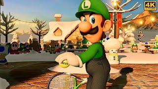 Luigi Koopa Paratroopa Vs Spike Mario  Mario Tennis Aces ⁴ᴷ Switch [upl. by Siuraj613]