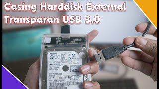 Casing Harddisk External Transparan USB 30 [upl. by Vitus]