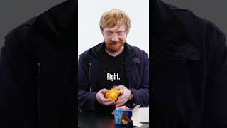 Rupert Grint gets excited over his fave British chocolate 😋 [upl. by Moyna]