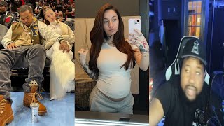 W Mans DJ Akademiks speaks on Bhad Bhabie announcing she’s pregnant amp congratulates her [upl. by Eiznyl]