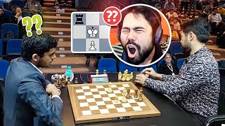 Hikaru Nakamura cannot believe what just happened versus Nihal Sarin  Stunning final moments [upl. by Katzir]