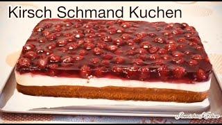 Lecker Kirsch Schmand Kuchen Sourcream Cherry Cake [upl. by Shane]