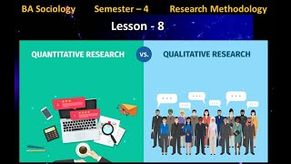 Lesson  8  Types of Research Quantitative and Qualitative [upl. by Thatcher459]