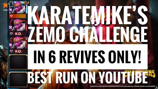 Karatemike’s House of Zemo Challenge in 6 revives only Best CCP run available on YouTube MCOC [upl. by Yeltihw48]