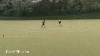 Soccer Drills  Dribbling skills  Turn Cones [upl. by Kendall300]