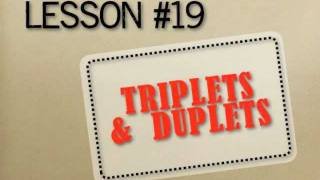 How to Read Music  Lesson 19  Triplets and Duplets [upl. by Torto]