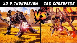 50 Corruptors vs 2 Daemonic Thunderjaws M vs M [upl. by Anestassia200]