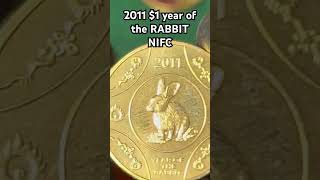 2011 1 Year of the rabbit NIFC coin australiancoin [upl. by Helbonia]