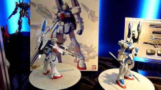 wwwhobbymediait  Bandai Gundam Shizuoka Hobby Show 2010 [upl. by Yarazed]