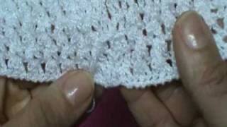 3 DE 5 COMO TEJER VESTIDO NIÑO DIOS 2DA OPCION PUNTO OLAN GANCHILLO CROCHET [upl. by Ernaldus]