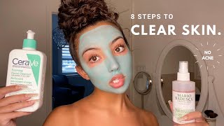 the long awaited skincare routine  my secret to clear skin revealed [upl. by Adanar]