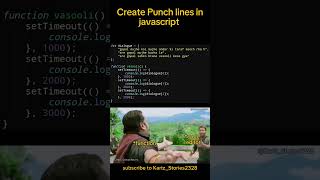 🥊 Punch lines in javascript 👊 💥 shorts short viralshorts [upl. by Eneluqcaj]