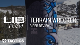 Lib Tech Terrain Wrecker 2018 Snowboard Rider Review  Tactics [upl. by Brunelle]